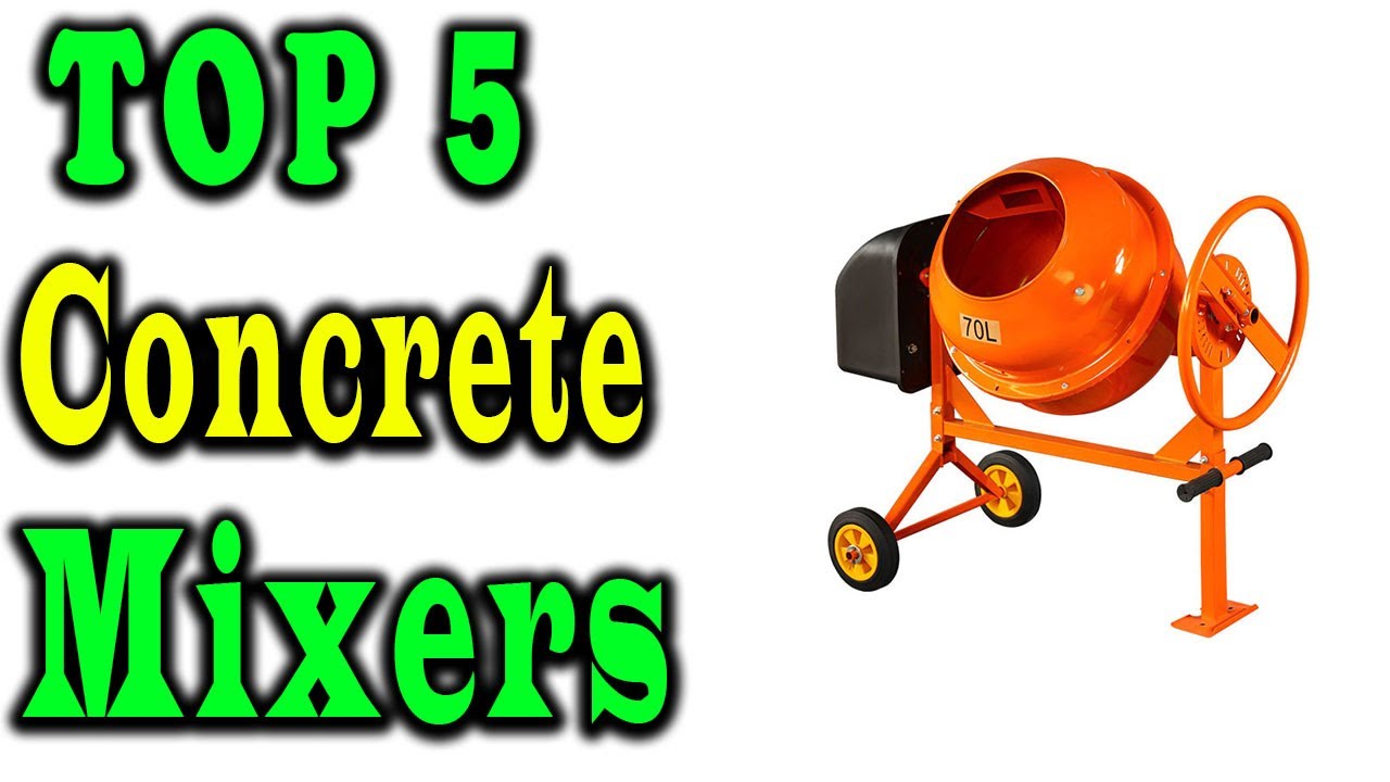 5 Best Concrete Mixers Review 2024 YouTube