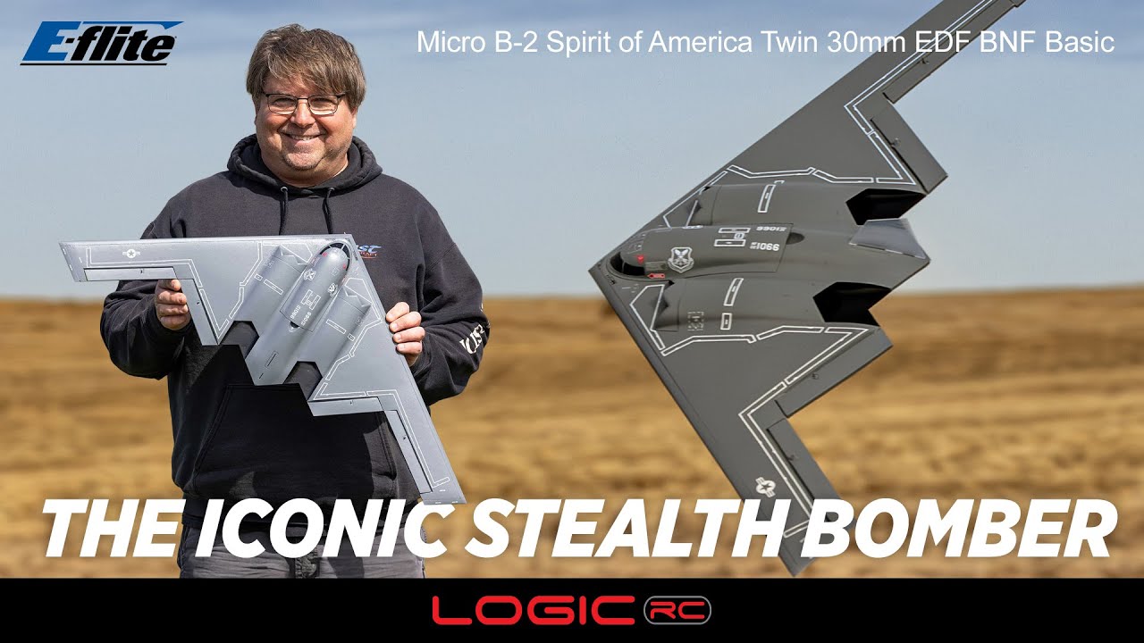 E-Flite Micro B-2 Spirit of America Twin 30mm EDF BNF Basic
