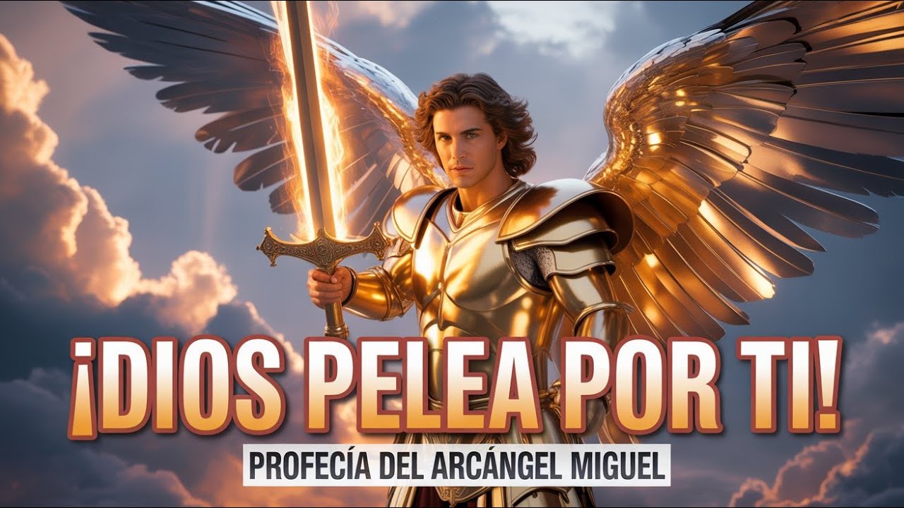 🛡️🔥 Profecía del Arcángel Miguel: Dios Pelea por Ti | Mensaje de Fe y Victoria ✨🙏