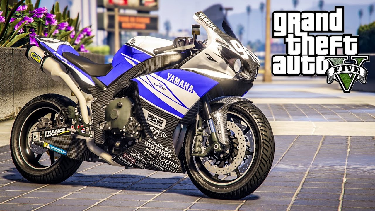 PojzPlaza -บิ๊กไบค์สุดซ่า Yamaha R1 GTAV(R1 mod) - YouTube