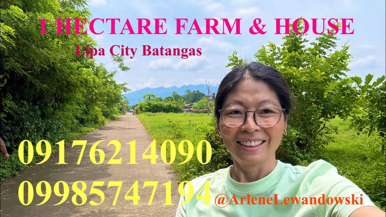 Vlog650: FOR SALE 1 HECTARE FARM & HOUSE WITH MOUNTAIN VIEW LIPA CITY BATANGAS
