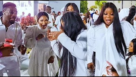 Moment Niyi Johnson &His Beautiful Wife Steal The Show With Dance At  K1 De Ultimate All White Party