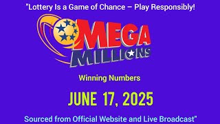 Mega Millions Draw Results June 17, 2025