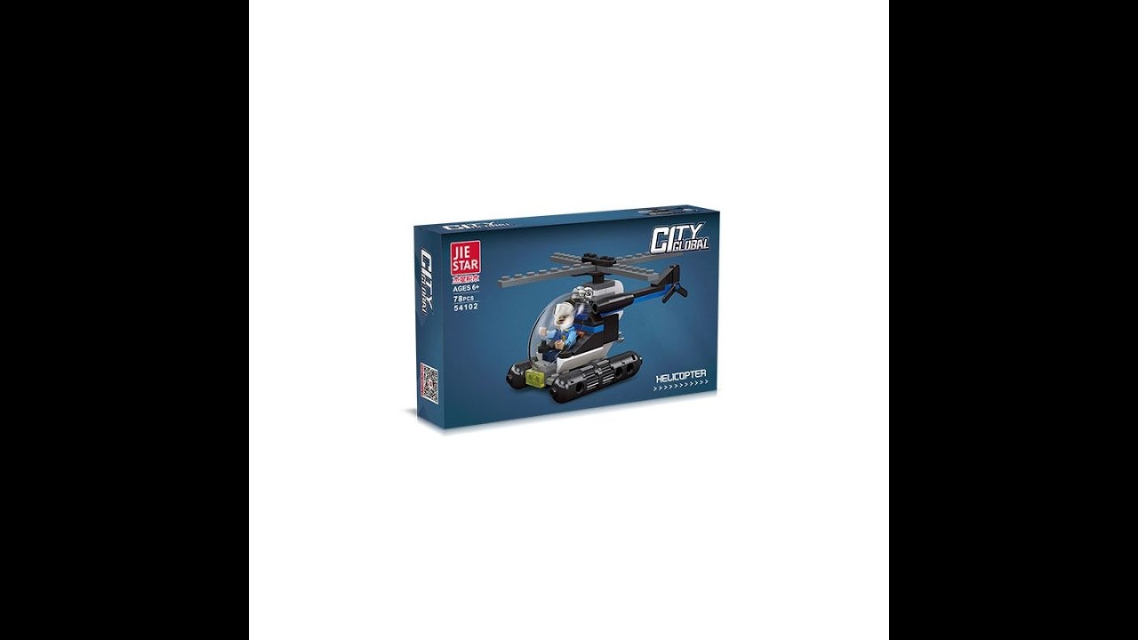 Собираем Лего Вертолет!!!