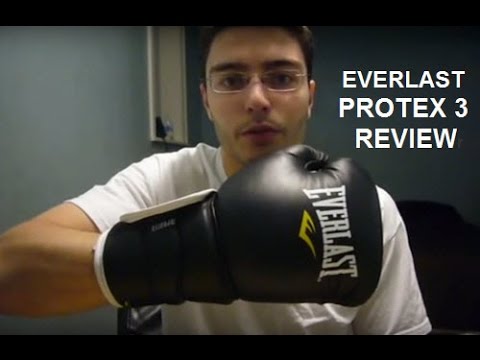 Everlast Protex3 Elite Leather Training Gloves - Hook & Loop review at  ratethisgear.com.MOV 