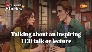 Learn 🇪🇸 Spanish with a story : Talking about an inspiring TED talk or lecture