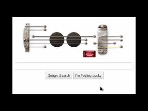 google doodle guitar jingle