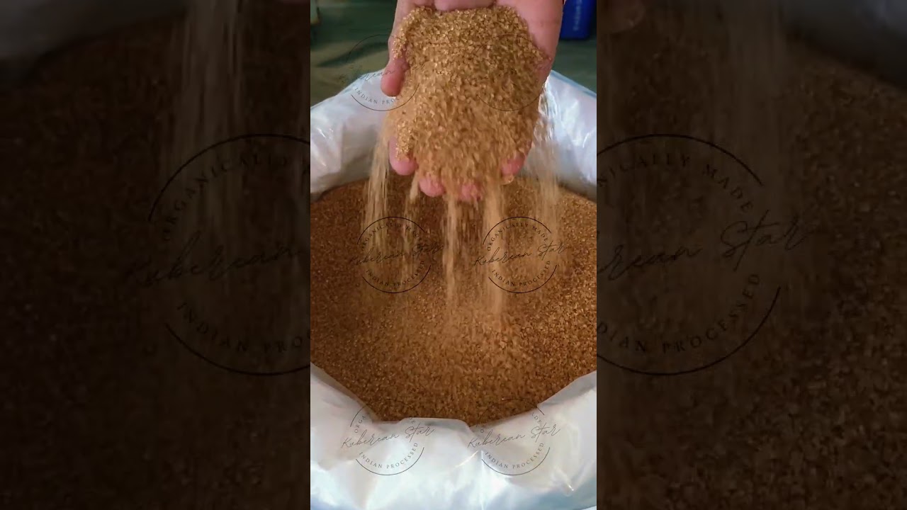 100% Organic Brown Sugar | जैविक भूरी शक्कर | Make in India | Export Quality