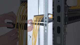How to use patch panel . #tips #networking #rj45 #cable #reels