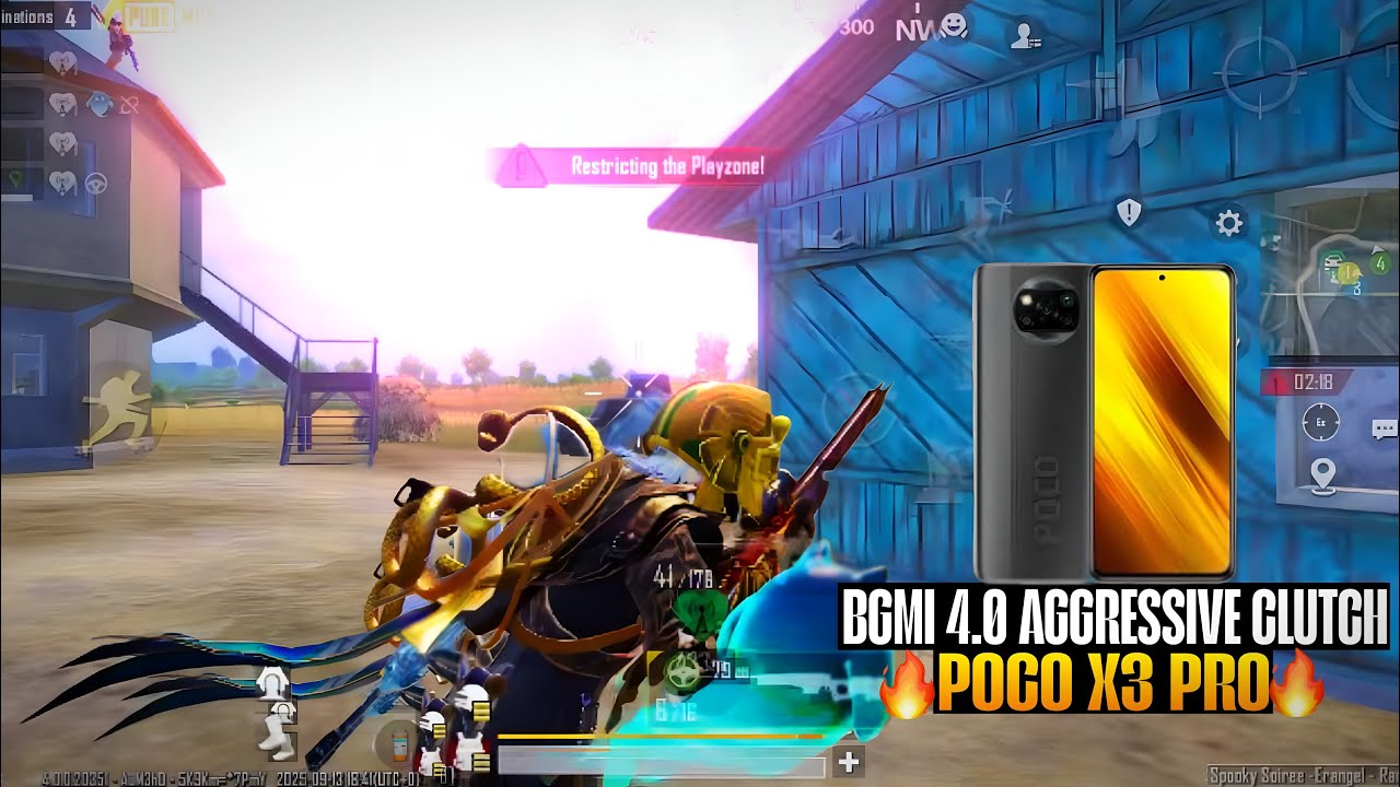 PUBG 4.0 UPDATE  INSANE 1vs4 CLUTCHES🔥POCO X3 PRO PUBG TEST.