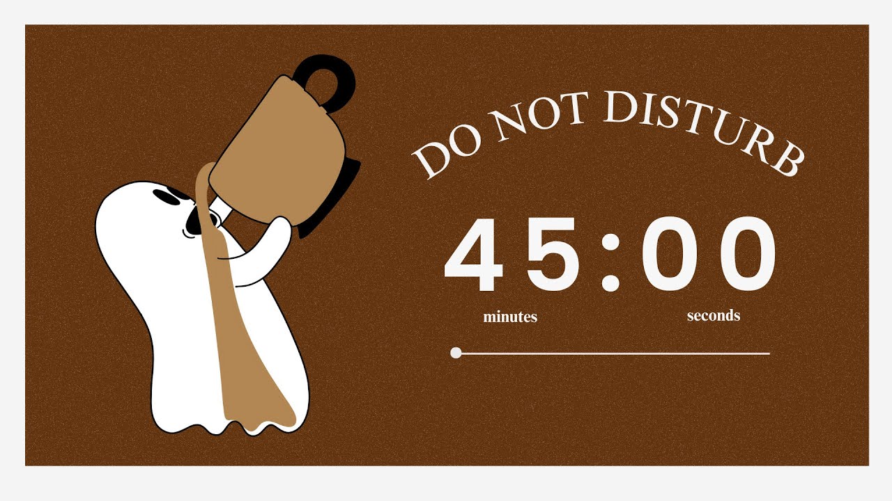 3 hour Ghost Halloween Pomodoro 🎃 | 45/15 Study With Me | Lofi Focus Timer for ADHD & Productivity