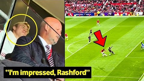 Rasmus Hojlund reaction to RASHFORD goal vs LENS!🔥