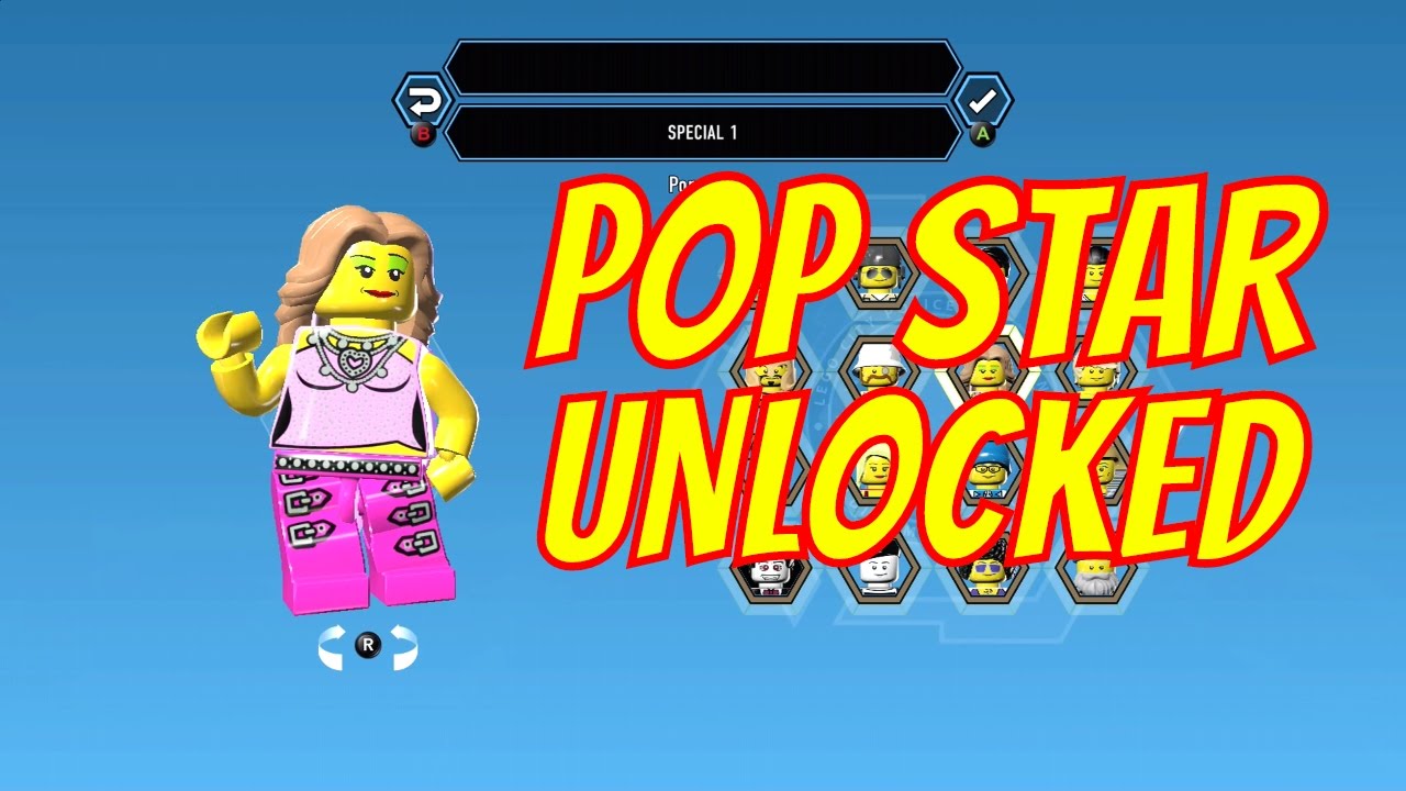 LEGO City Undercover Remastered Pop Star Unlock Location and Free Roam Gameplay YouTube
