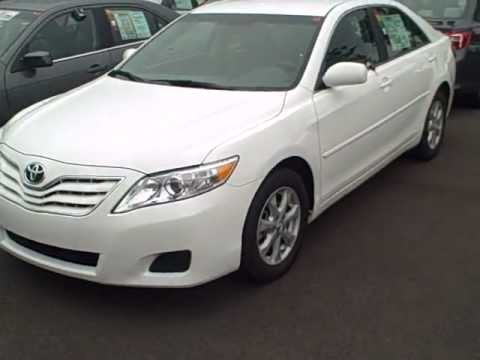 2011 Toyota Camry LE White #90344 - YouTube