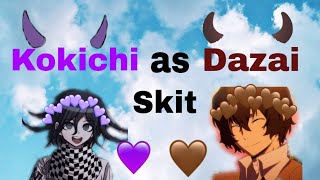 Kokichi as Dazai BSD Skit