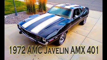 1972 AMC Javelin AMX 401 automatic