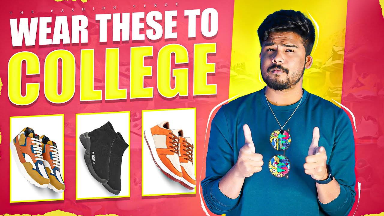7 AWESOME Shoes For College (With Links) Under 999/ In Telugu YouTube