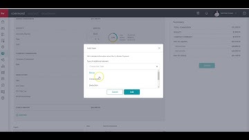 Step 5   Filling out commissions in Command