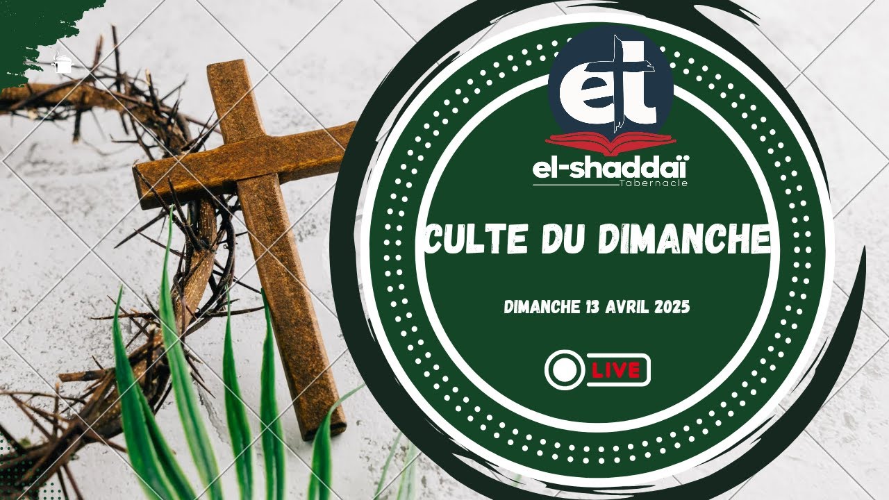 CULTE DU DIMANCHE 13 AVRIL 2025 / Reverend fredddie KANKWENDE - YouTube