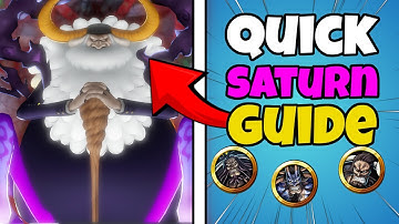 EX SATURN Made EASY! Quick Guide + Best Build | One Piece Bounty Rush