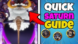 EX SATURN Made EASY! Quick Guide + Best Build | One Piece Bounty Rush