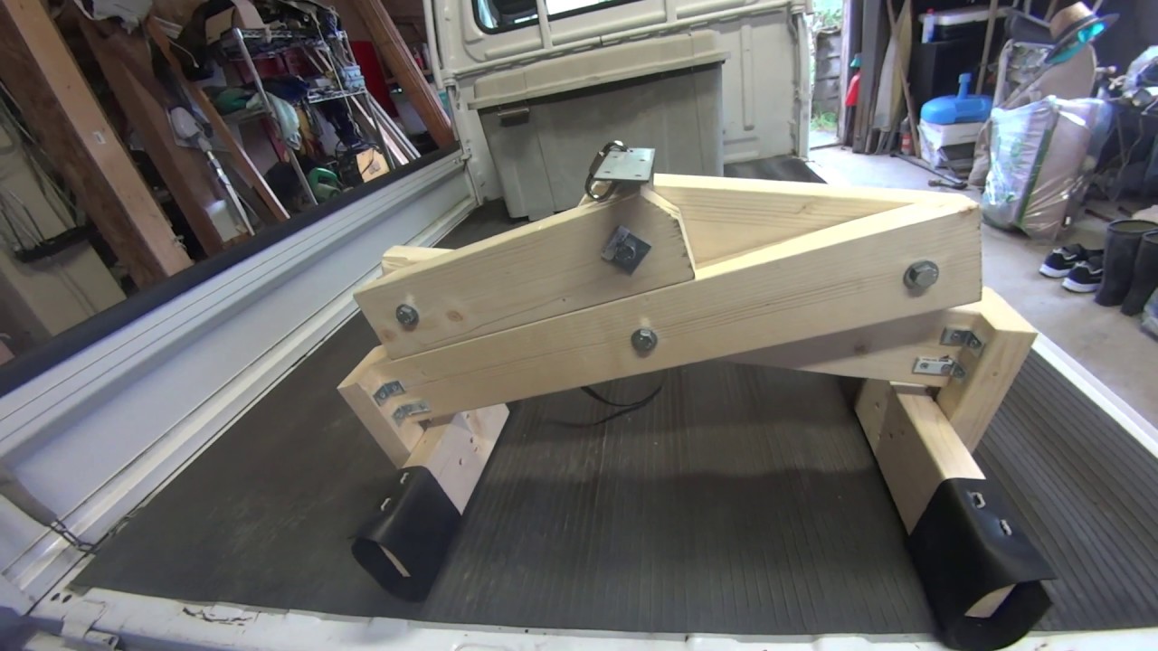 2×4材で　米リフター自作　（テスト）