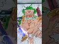 Drawing Roronoa Zoro 🗿🔥 #short #drawing #animeart #animedrawing #zoroedit #roronoazoro #onepiece
