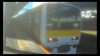 【JR中央線】 E231系500番台A502編成 各駅停車 津田沼行き(総武線直通) 高円寺発着