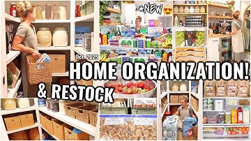 HOME ORGANIZATION IDEAS!!😍 CLEAN & ORGANIZE WITH ME | DECLUTTERING AND ORGANIZING MOTIVATION