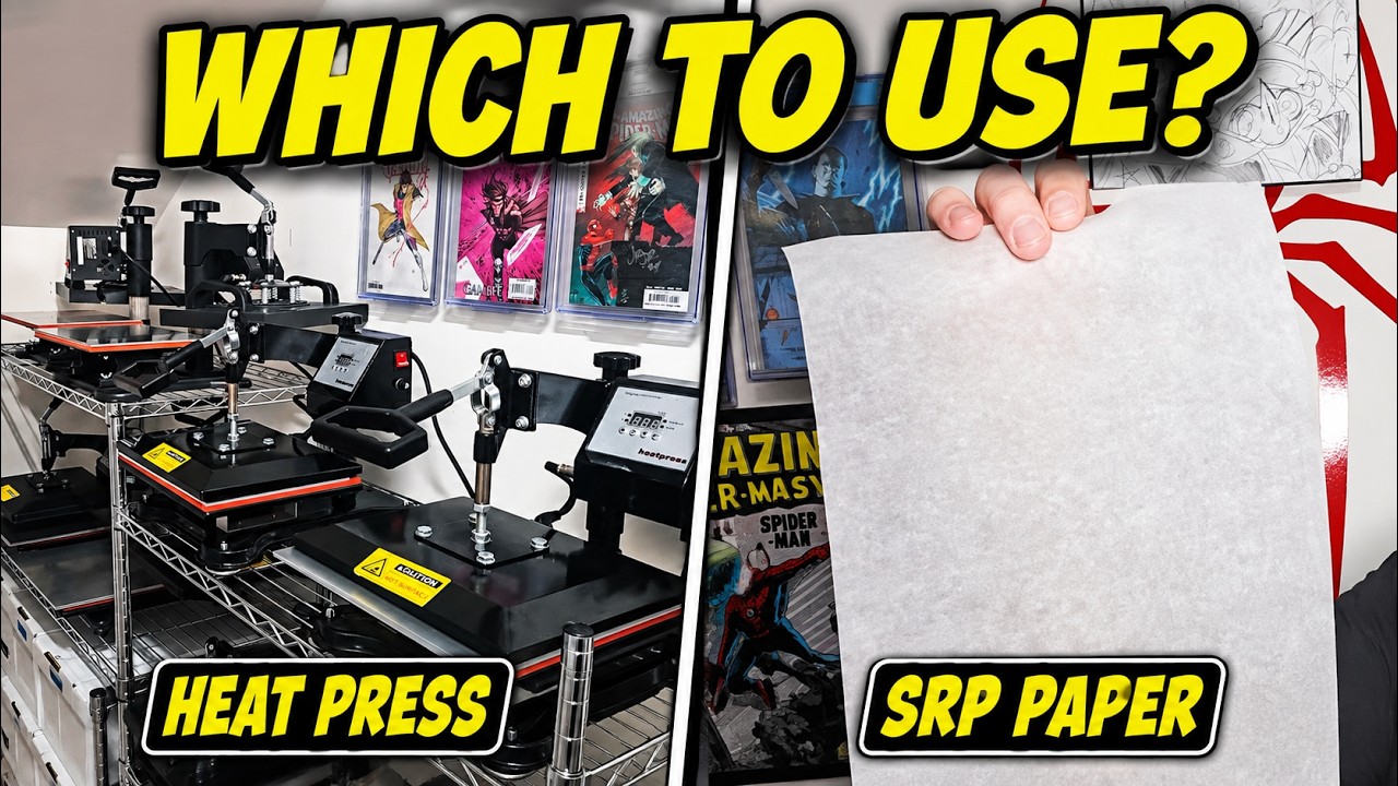 Heat Presses & SRP Paper | What I Recommend