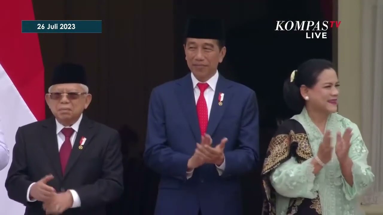 Jokowi Sampai Tepuk Tangan! Saksikan Selebrasi Gabungan Pelantikan Perwira TNI Polri di Istana1