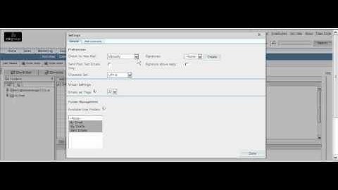 CRM - How to Configure Email Settings.
