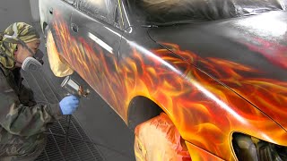 Painting Method Like a Flame with Candy Painting / Custom Paint and Airbrush