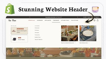 How to create a mega menu with images on Shopify
