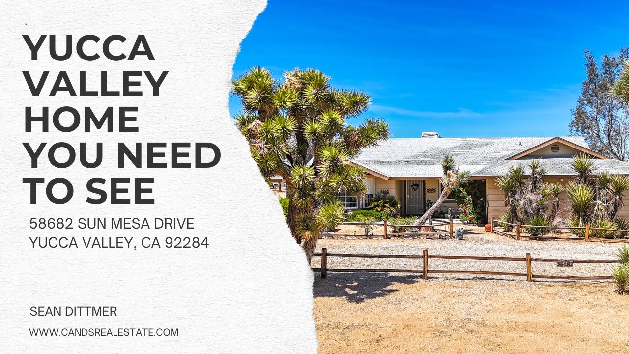 CHARMING FIXER-UPPER IN YUCCA VALLEY: 58682 Sun Mesa Drive