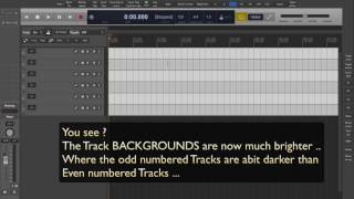 Reaper DAW: Changing Tracks background colors.