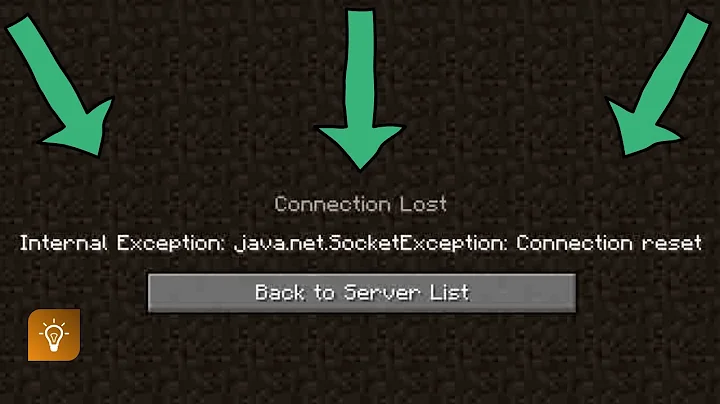 Fix connection reset error in minecraft 1.18.1 | internal exception java.net.socketexception 2022