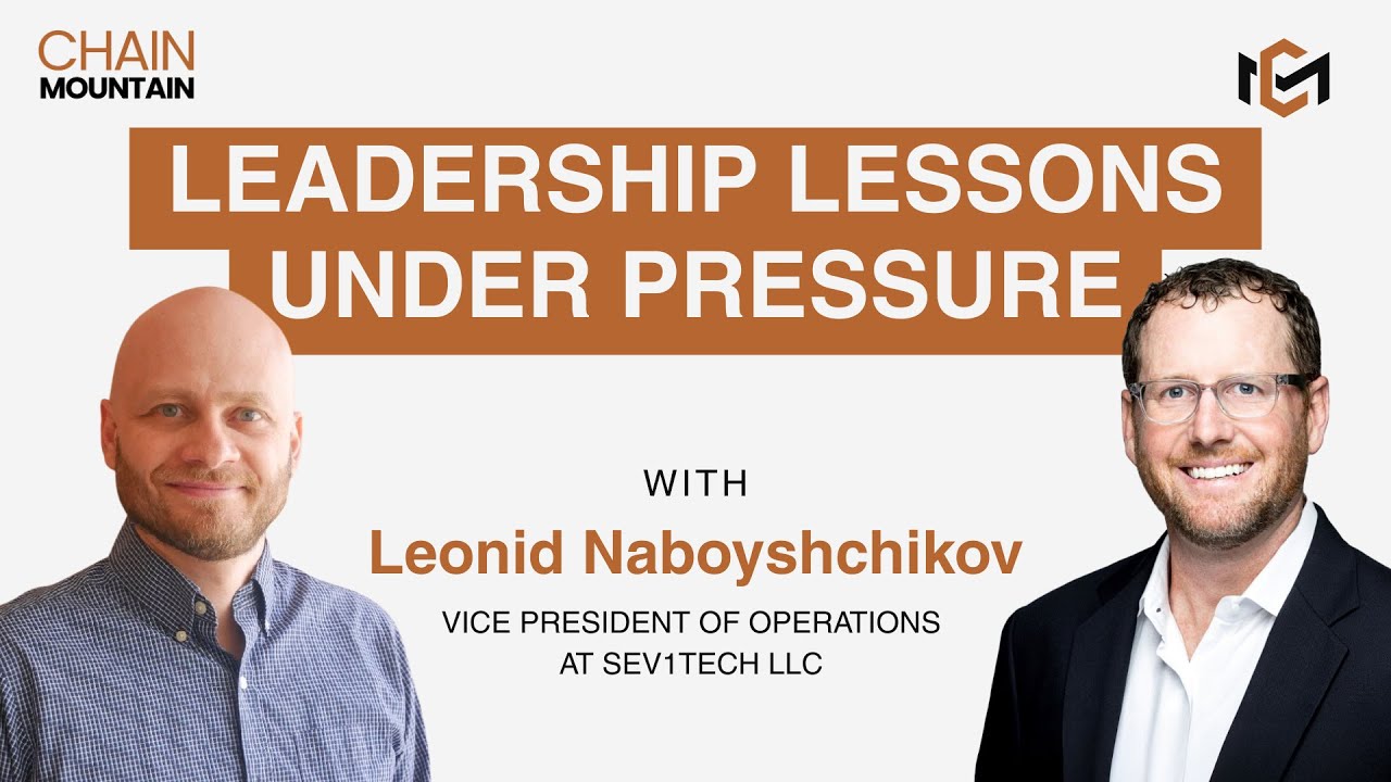SE01E12 | Leadership Lessons Under Pressure | with Leonid Naboyshchikov