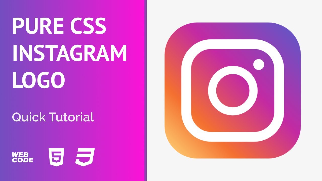 How To Make The Instagram Logo with HTML & CSS Code! (Quick Tutorial)