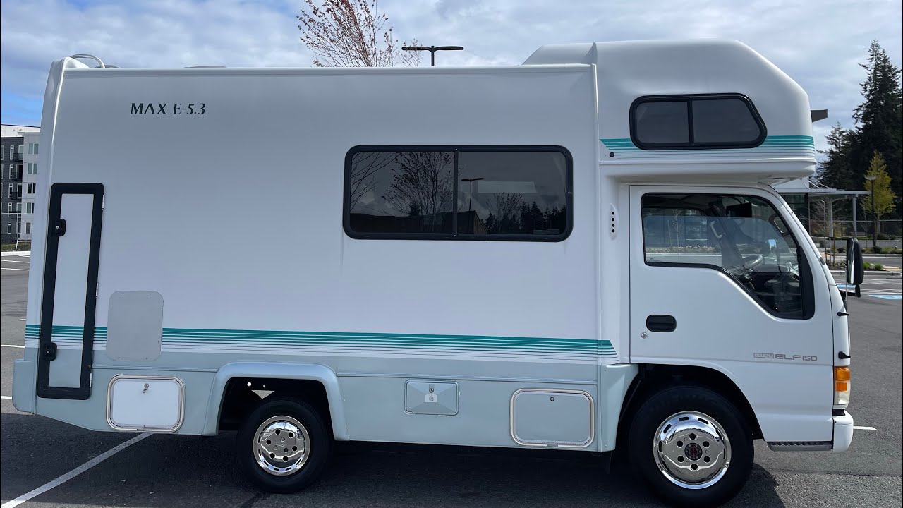 Outback Express Rv 1997 Isuzu Elf Camper RV 3.1L diesel 4x4 Automatic Transmission - YouTube