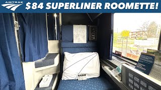 $84 PRIVATE ROOM! Amtrak Superliner Roomette Trip Report