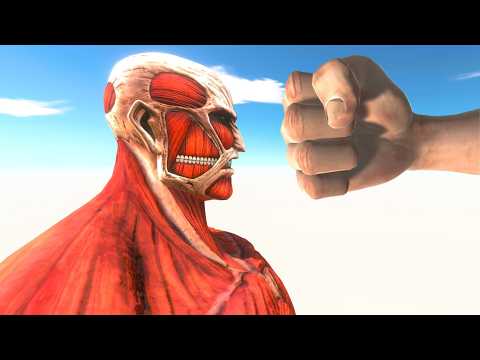 Stay away from Colossal Titan and Epic Punch - Animal Revolt Battle Simulator