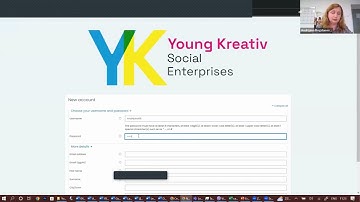Erasmus+ Young Kreative Social Enterprise project - Introduction to e-learning Platform