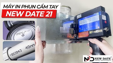 Máy in date ND 21 | Máy in phun date cầm tay - Máy In Logo - Máy In Mã Vạch Cầm Tay trên mọi bề mặt