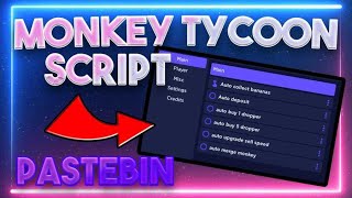monkey tycoon roblox script 2022