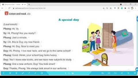 Tiếng Anh 6    Global Success   Unit 1 MY NEW SCHOOL   GETTING STARTED   1 Listen and read