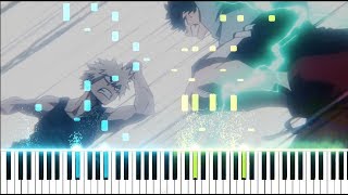 Boku no Hero Academia Season 3 OST - "Deku VS Kacchan" | You Say Run V3 (Synthesia Piano Tutorial) chords