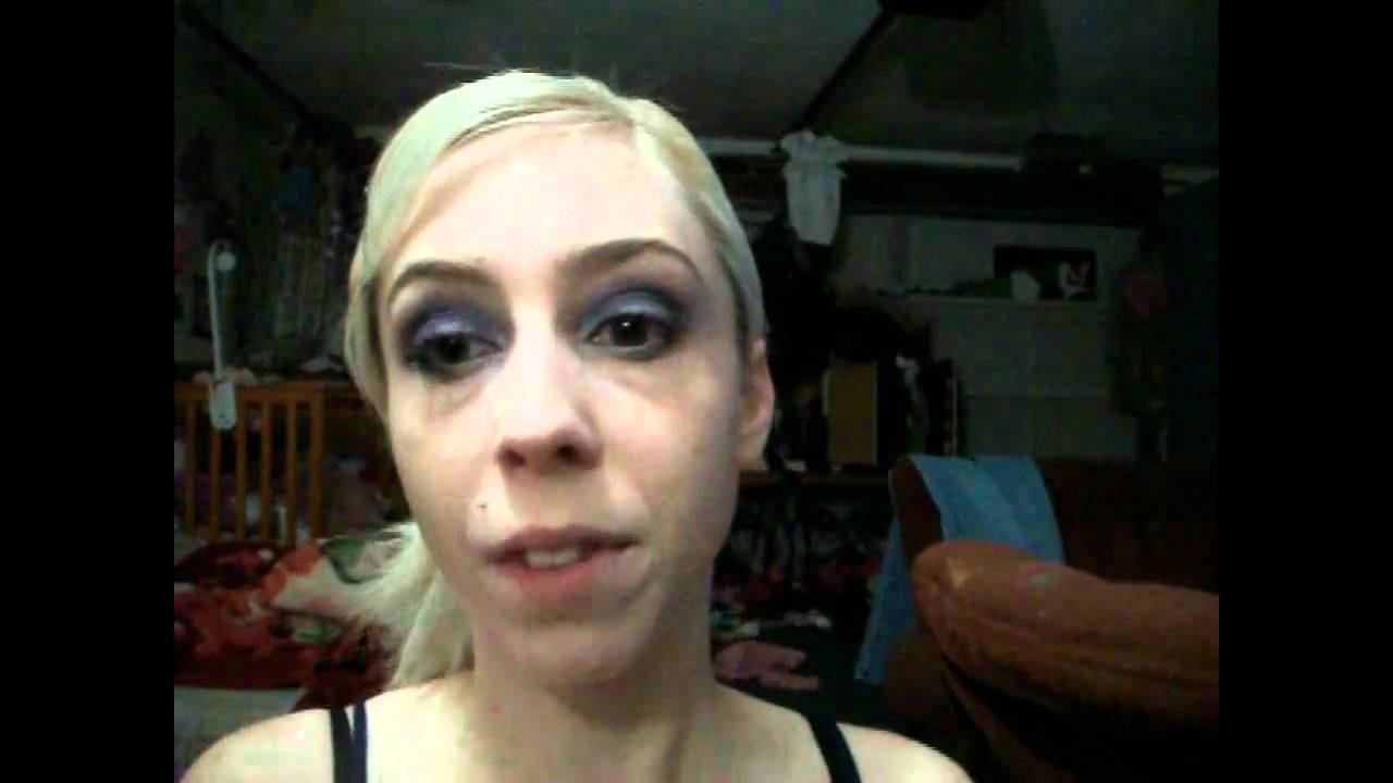 lunar dark goddess althena inspired makeup pt 2!!.avi