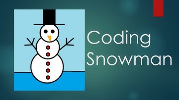 Coding a SnowMan