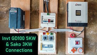 Vfd & inverter connection | Solar tubewell system (part 2)